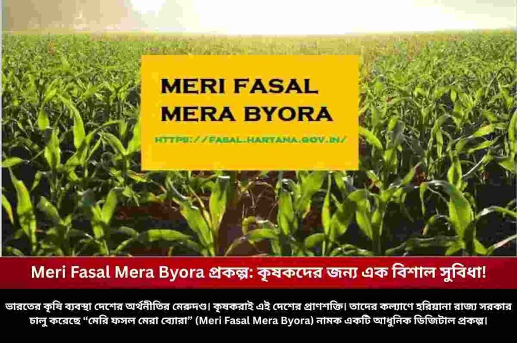 Meri Fasal Mera Byora প্রকল্প: কৃষকদের জন্য এক বিশাল সুবিধা! Know the Benefits of Meri Fasal Mera Byora Scheme