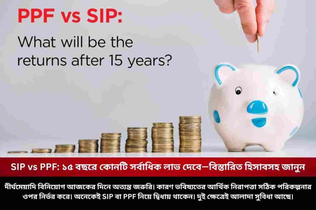 SIP vs PPF comparison​ & Learn complete calculation