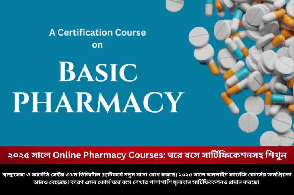 Online Pharmacy Courses from Home with Certificate