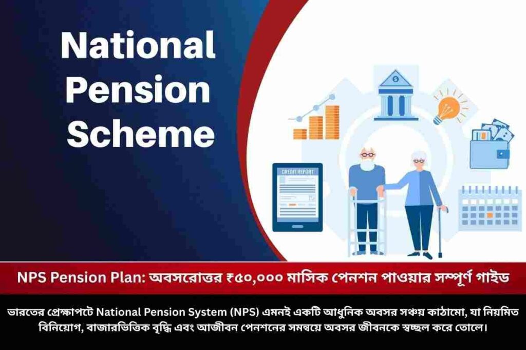 NPS Pension Plan: অবসরোত্তর ₹৫০,০০০ মাসিক পেনশন পাওয়ার সম্পূর্ণ গাইড Check out the NPS Pension Plan