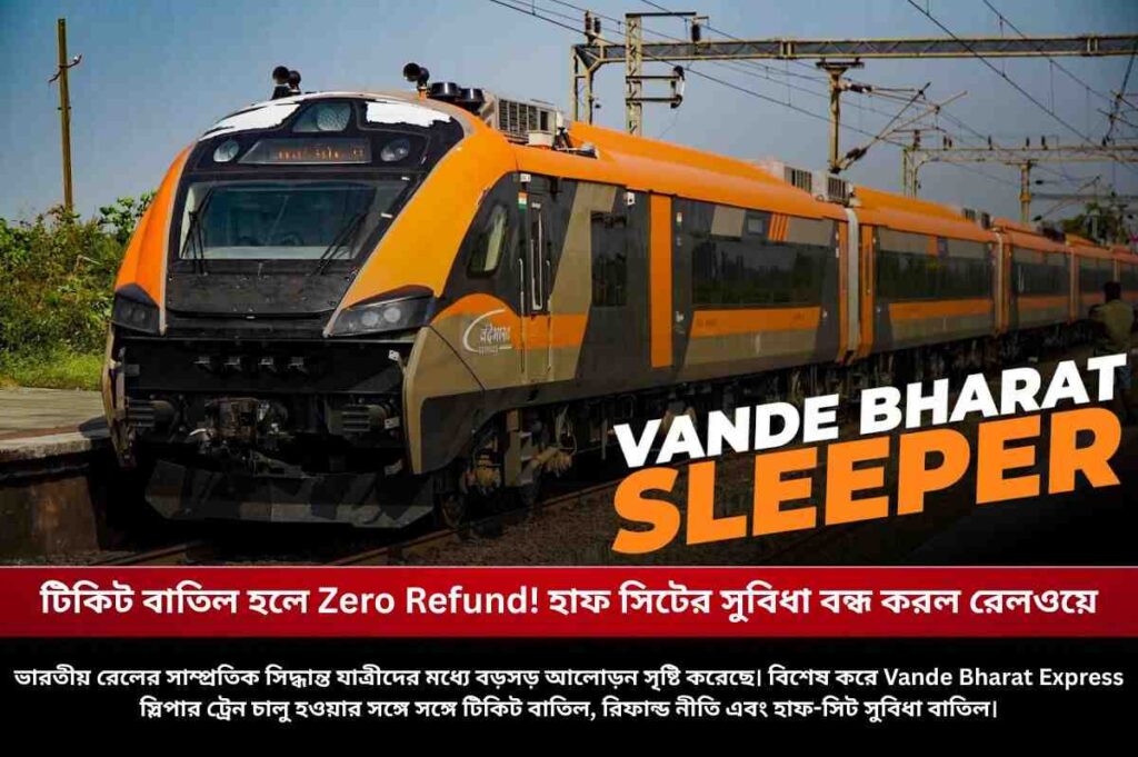 Vande Bharat Express Sleeper​ Ticket Cancellation
