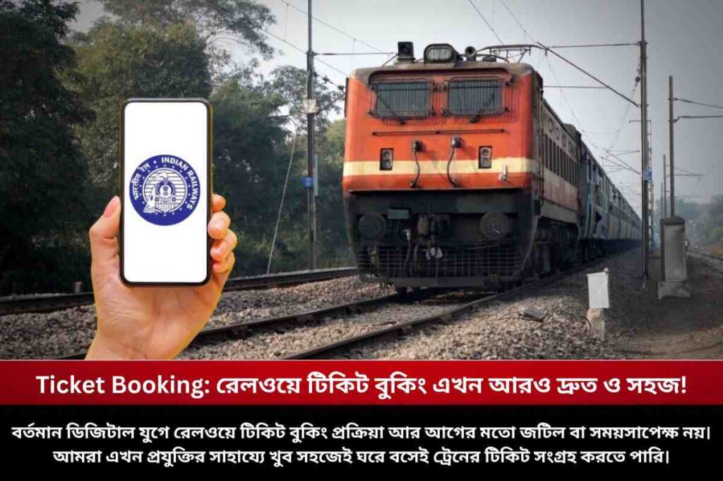 Check out the process of Rail Ticket Booking