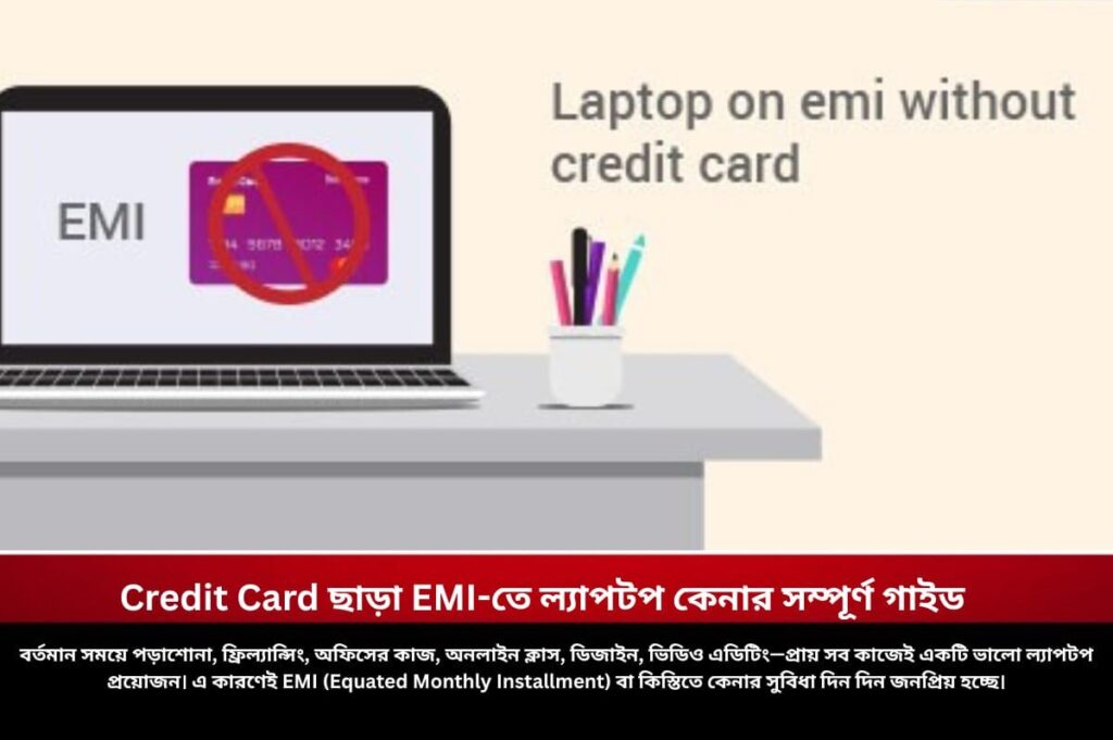 How to buy laptop on emi without credit card