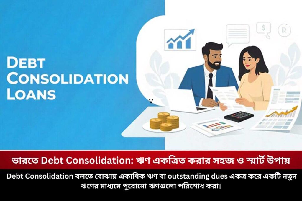 ভারতে Debt Consolidation: ঋণ একত্রিত করার সহজ ও স্মার্ট উপায় Check out the debt consolidation loans in india